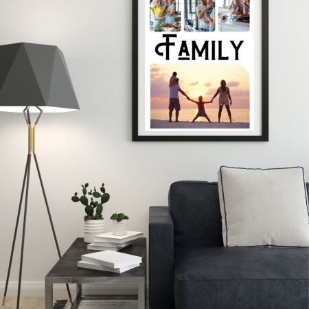 Colaj foto Family cu rama 20x30 cm