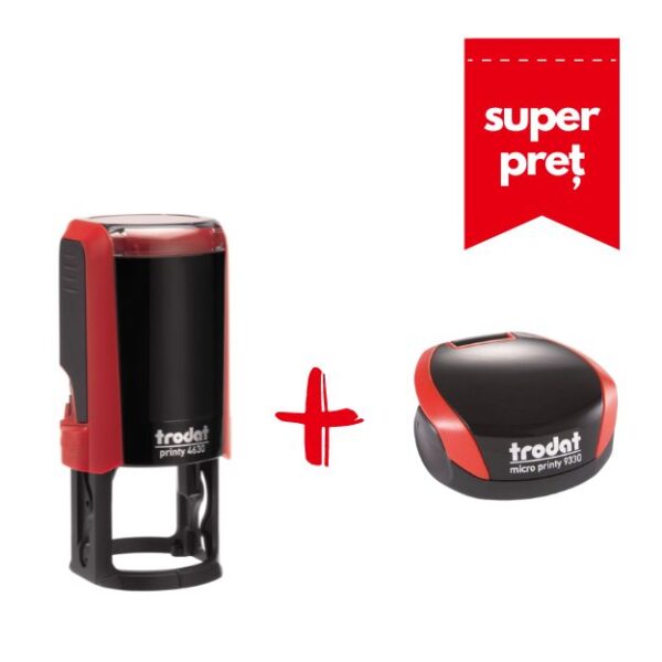 Pachet promotional stampile Trodat 4630 + Trodat 9330