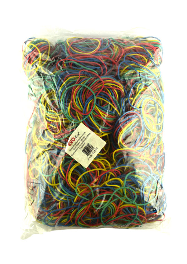 Elastice bani 1.7 mm, diametru 50 mm,1kg/punga EVOffice