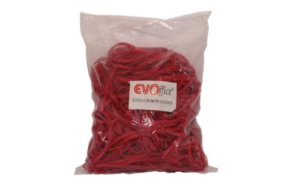 Elastice bani 5.0 mm, diametru 70 mm, 1kg/punga EVOffice