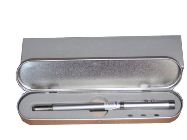 Indicator laser pix - etui metal (lanterna, indicator metalic 1m +3 baterii )