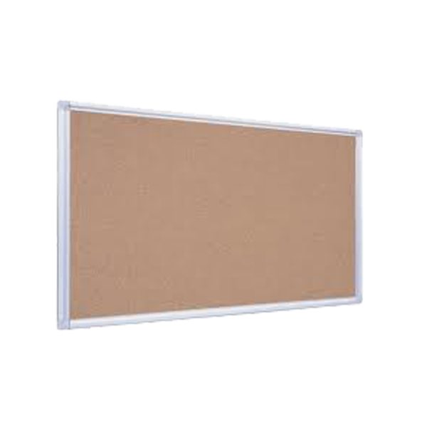 Panou pluta 2 fete cu rama aluminiu 120x180 cm EVOffice