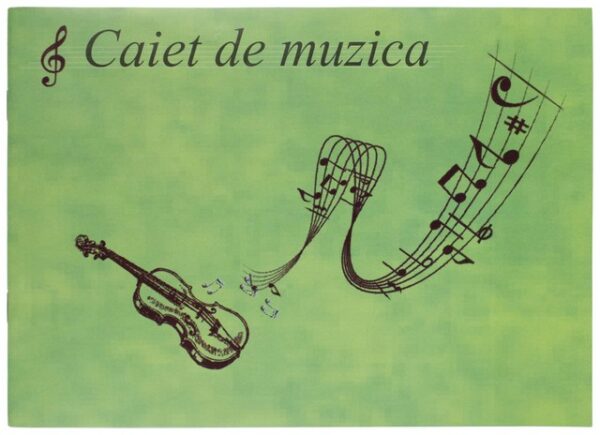 Caiet muzica 17*24cm , 24 file My School EVOffice