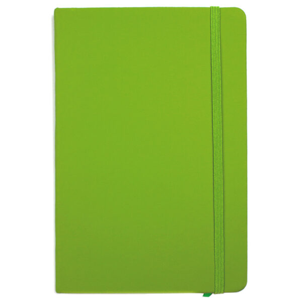 Agenda A5 ,80 file ,cu coperti rigide si elastic -verde