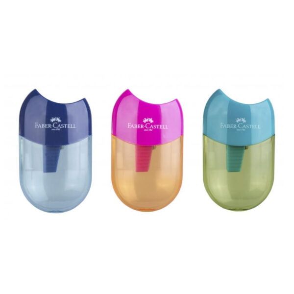 Ascutitoare plastic simpla cu container Trend Faber-Castell