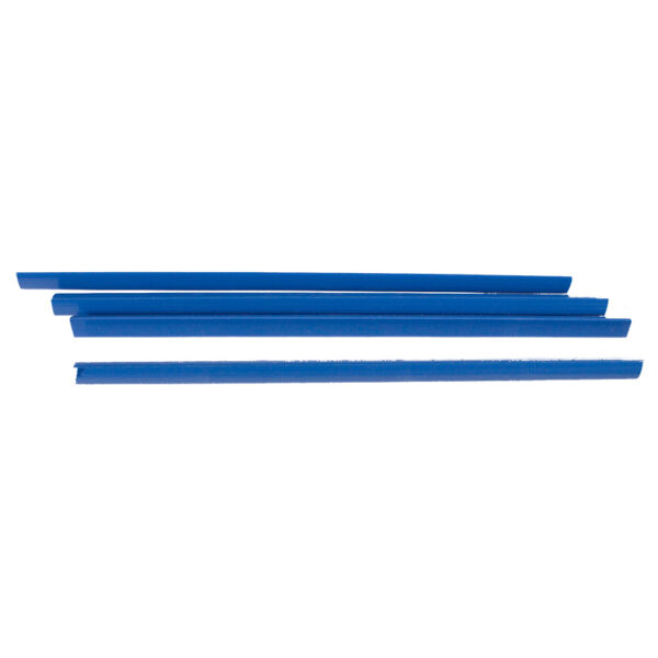 Baghete plastic 12 mm pentru 2-30 pagini, 100 buc/cutie EVOffice - albastru