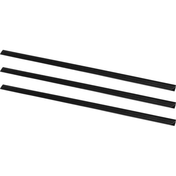 Baghete plastic 4 mm pentru 2-10 pagini 100 buc/cutie EVOffice- negru