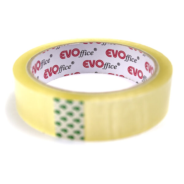 Banda adeziva pt impachetat transparenta 24mm*66m EVOffice