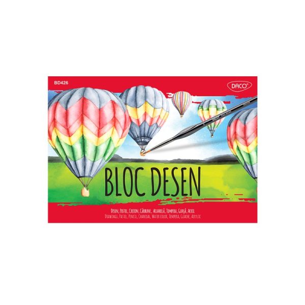 Bloc desen A4, 15 file, 250 gr Daco