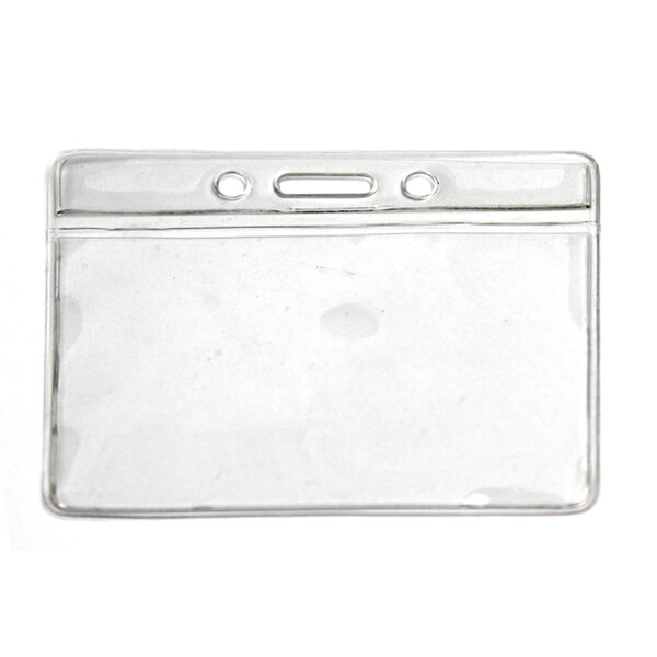 Buzunar plastic orizontal pentru ecuson 90 x 55 mm