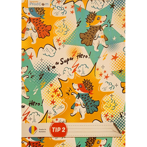 Caiet tip II, A5, 24 file My School EVOffice
