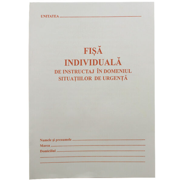 Carnet situatii urgenta