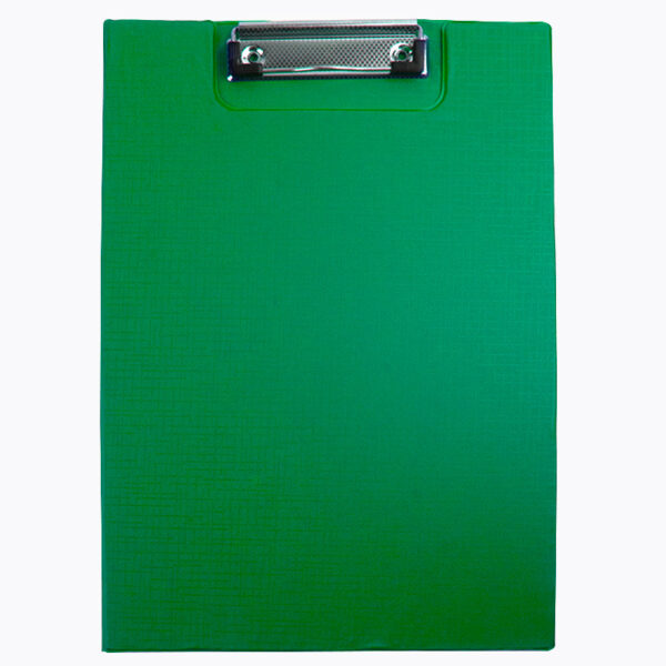Clipboard carton plastifiat dublu A4 EVOffice - verde