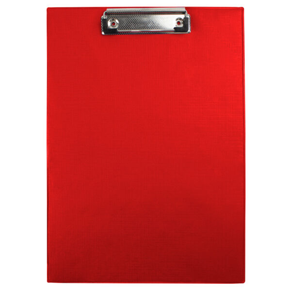 Clipboard carton plastifiat simplu A4 EVOffice - rosu