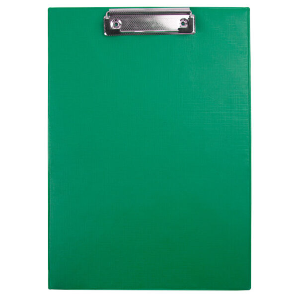 Clipboard carton plastifiat simplu A4 EVOffice - verde