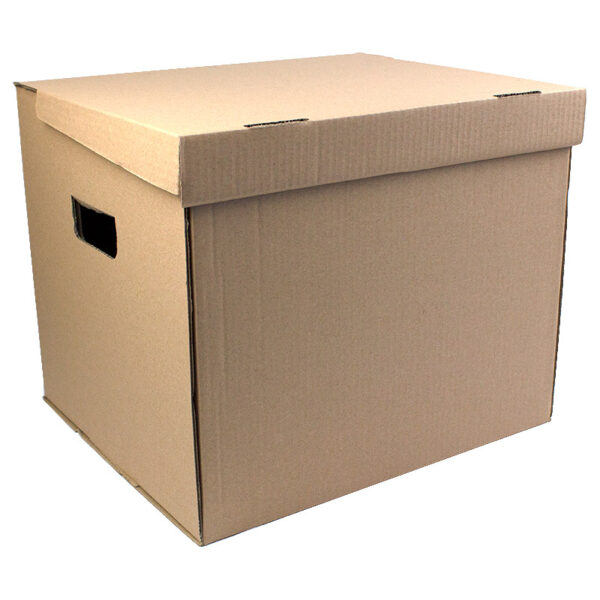 Container arhivare cu capac integrat, manere si pereti dublii 360*310*300mm