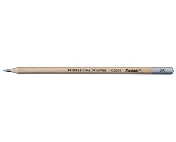 Creion grafit 2B fara radiera , ascutit