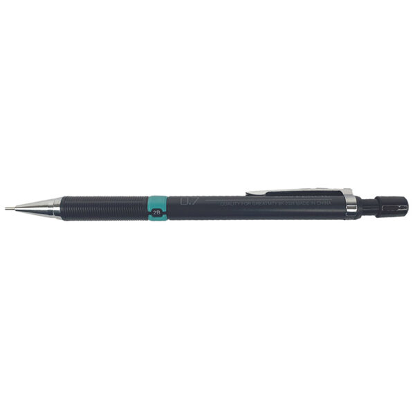 Creion mecanic 0,5mm, accesorii metalice, grip, radiera incorporata BK-2028