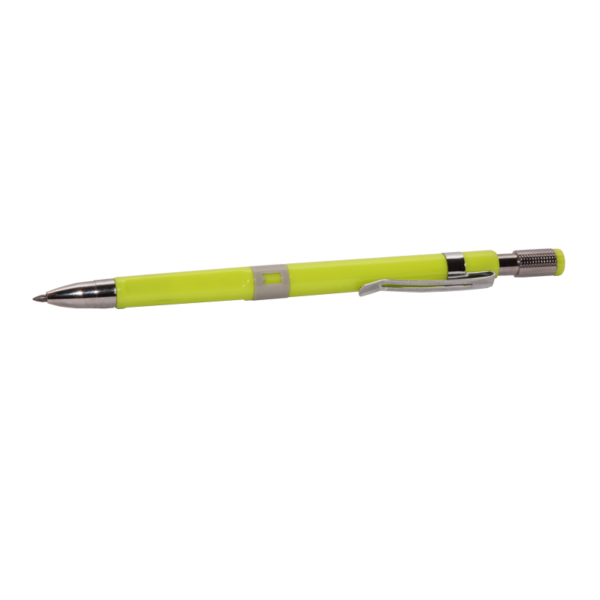 Creion mecanic 2.00mm, varf retractabil, accesorii metalice  cromate si ascutitoare