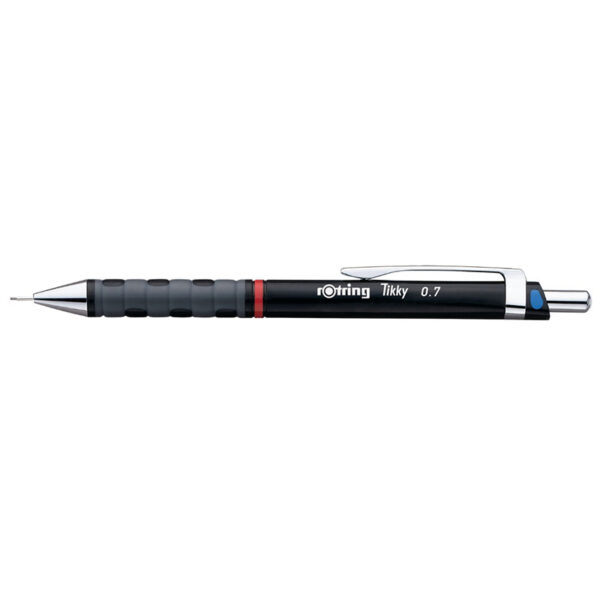 Creion mecanic cu accesorii metalice si grip cauciuc natural Tikky III 0,7mm  Rotring