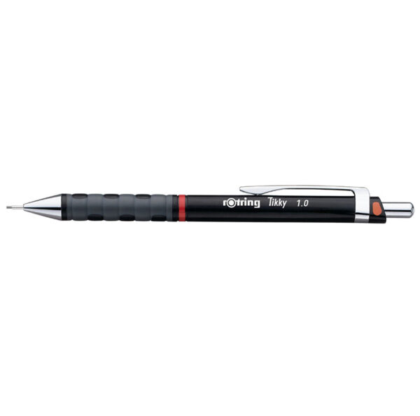 Creion mecanic cu accesorii metalice si grip cauciuc natural Tikky III 1 mm  Rotring