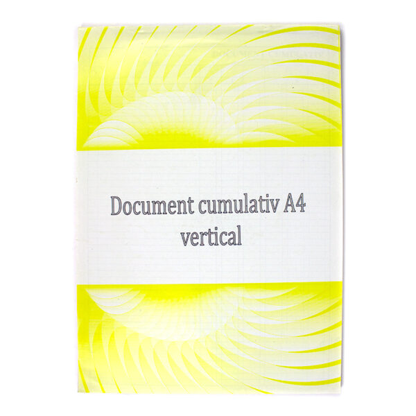 Document cumulativ A4 vertical