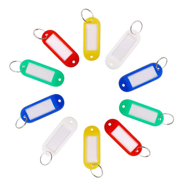 Etichete-suport plastic pentru chei 10buc/set -2buc *5 culori asortate