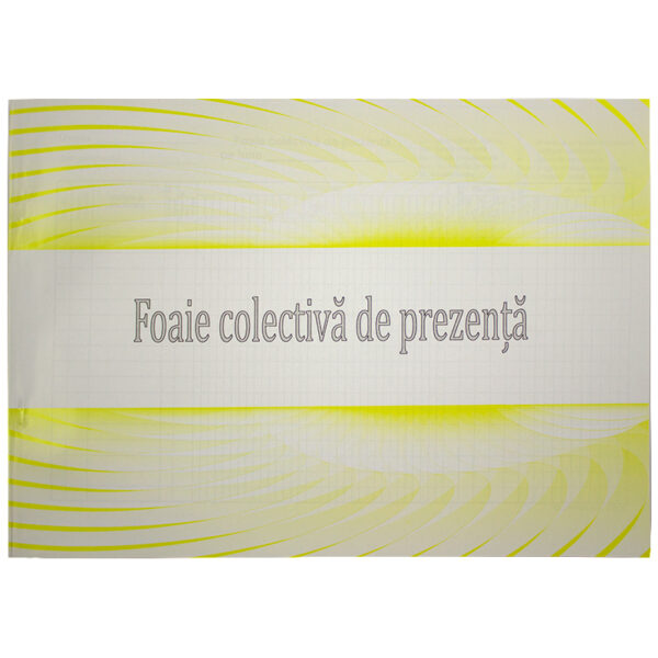 Foaie colectiva prezenta A4 F