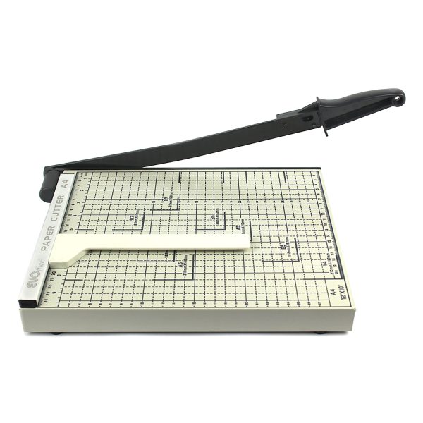 Ghilotina cu parghie si baza metalica 305*254 mm, A4 12 coli EVOffice