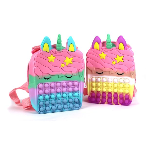 Ghiozdan sillicon Pop-It 25*16*6cm