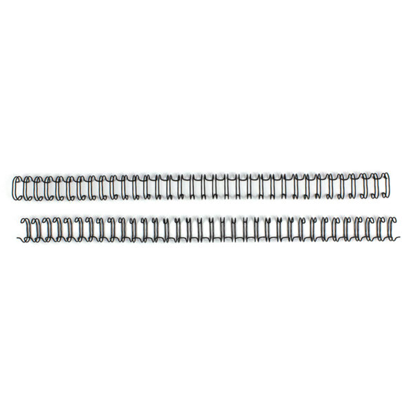 Inele metalice 11mm (7/16") pt 65-80 coli, 100 buc/cutie EVOffice -negru