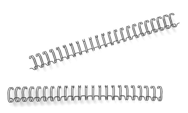 Inele metalice 15.9 mm(5/8") pentru 120 pagini,50 buc/cutie EVOffice -negru
