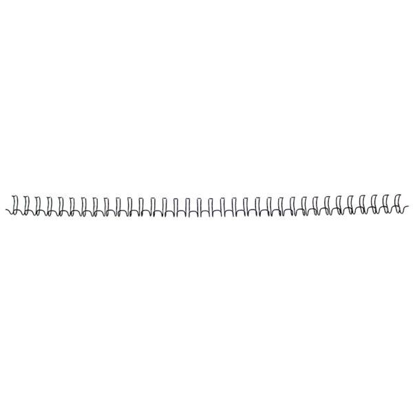 Inele metalice 8mm (5/16`) pt 30-50 coli, 100 buc/cutie EVOffice - negru