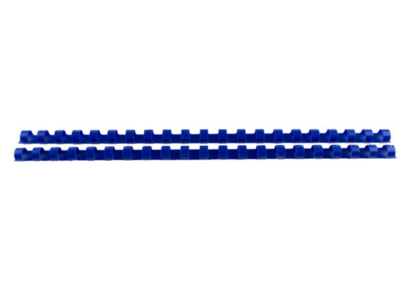 Inele plastic 12 mm, max 105 coli, 100buc/cut EVOffice-albastru