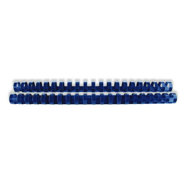 Inele plastic 18 mm, max 165 coli, 100buc/cut EVOffice - albastru