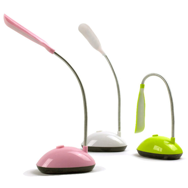 Lampa de birou mica cu brat flexibil metalic