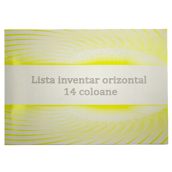 Lista inventariere oriz. A4 FV