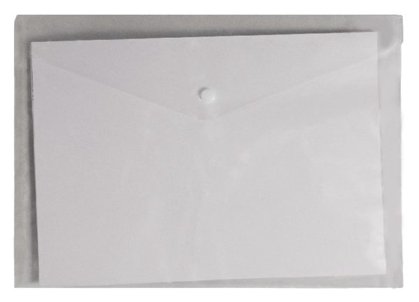 Mapa plastic A4, 100 microni, cu capsa- transparent clar EVOffice