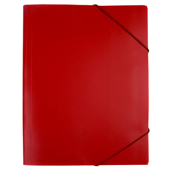 Mapa plastic A4 (318*237mm) cu elastic EVOffice - rosu