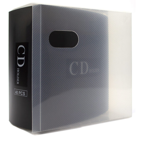 Mapa plastic pentru 40 CD-uri EVOffice