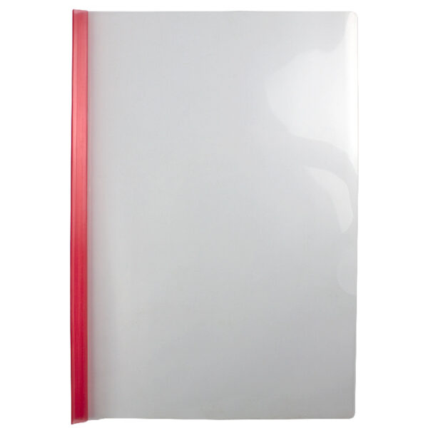Mapa plastic transp A4(310*220mm),160 mic cu bagheta plastic 10mm diverse culori