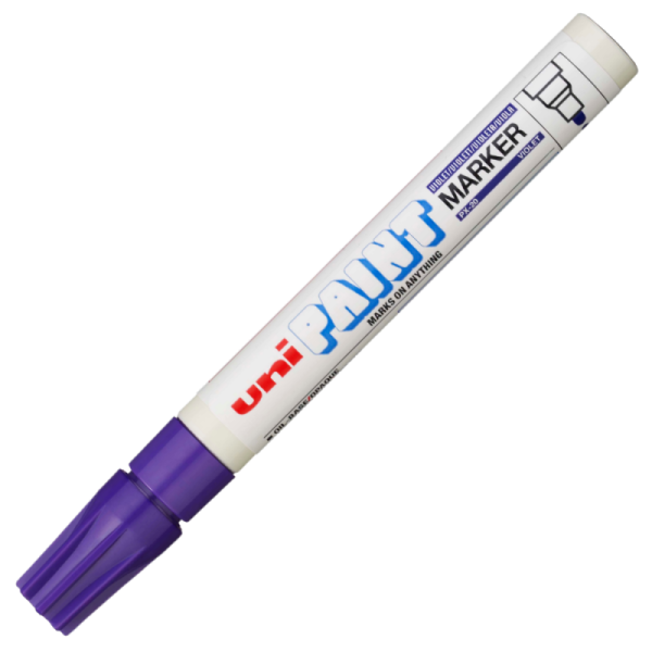 Marker cu vopsea 2.2-2.8 mm UNI Paint PX-20 VIOLET