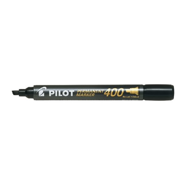 Marker permanent negru varf tesit 4 mm P400 Pilot