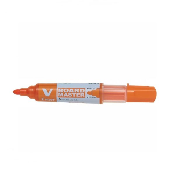 Marker whiteboard reincarcabil PILOT Vboard Maste portocaliu