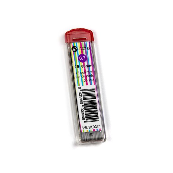 Mina creion mecanic 0.7mm 2B 20buc/cut Willgo