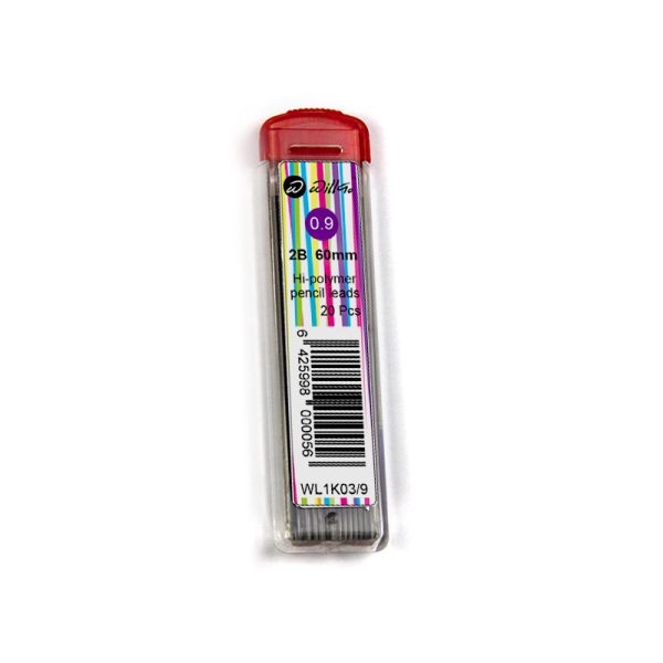 Mina creion mecanic 0.9mm 2B 20buc/cut Willgo