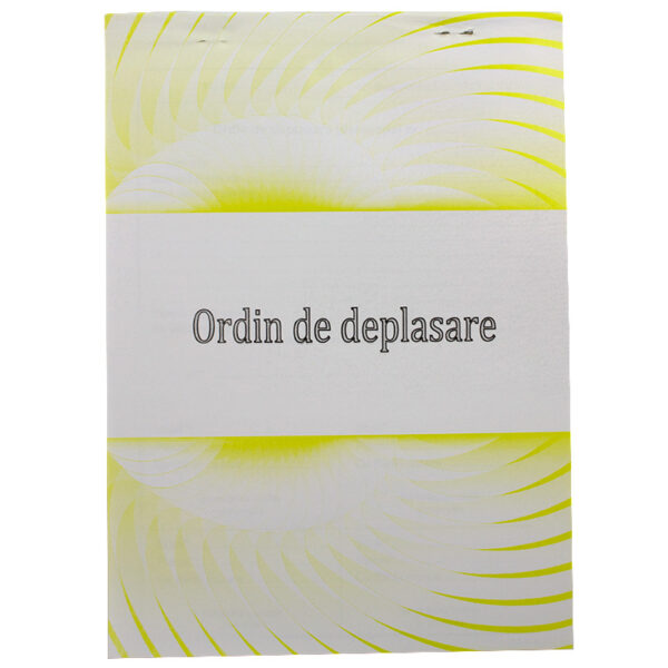 Ordin de deplasare A5 fata-verso