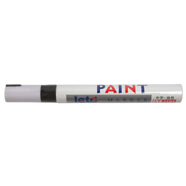 Paint marker cu vopsea - medium point, negru