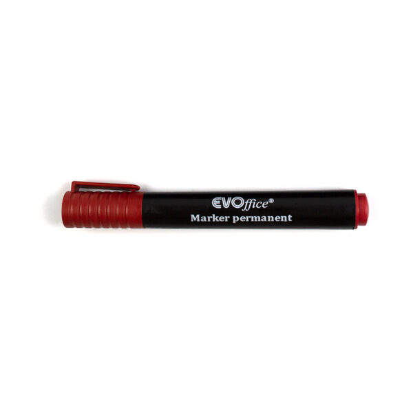 Permanent marker EVOffice 8006  - rosu