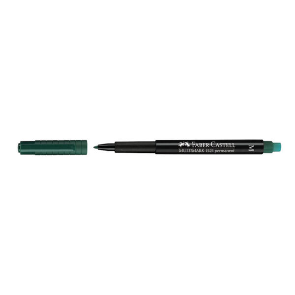 Permanent marker varf rotund M Multimark Faber-Castell - verde